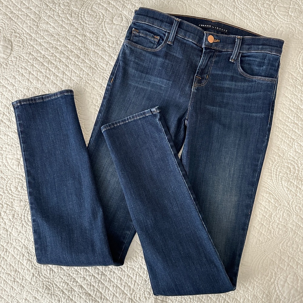 J Brand for Theory Rail Low Rise Skinny Jeans Denim Women’s 26